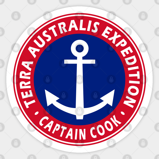 Captain Cook Expedition Sticker by Lyvershop